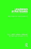 Learning Strategies - Routledge Library Editions: Psychology of Education (Paperback)