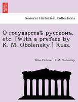 , Etc. [With a Preface by K. M. Obolensky.] Russ. (Paperback)