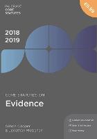 Core Statutes on Evidence 2018-19 - Macmillan Core Statutes (Paperback)