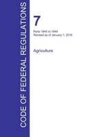 CFR 7, Parts 1940 to 1949, Agriculture, January 01, 2016 (Volume 13 of 15) (Paperback)