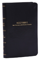 KJV Holy Bible: Pocket New Testament with Psalms and Proverbs, Black Leatherflex, Red Letter, Comfort Print: King James Version (Paperback)