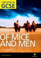 Of Mice and Men: York Notes for GCSE (Grades A*-G)