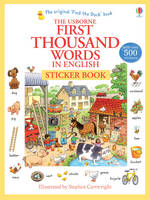 First Thousand Words in English Sticker Book - First Thousand Words Sticker Book (Paperback)