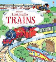 Look Inside Trains - Look Inside (Board book)