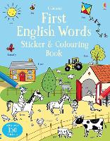 First English Words Sticker and Colouring Book - Sticker & Colouring book (Paperback)
