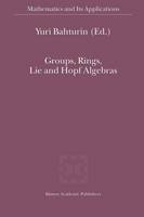 Groups, Rings, Lie and Hopf Algebras - Mathematics and Its Applications (Paperback)