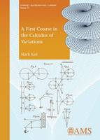 A First Course in the Calculus of Variations - Student Mathematical Library (Paperback)