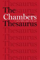 The Chambers Thesaurus, 5th Edition (Hardback)
