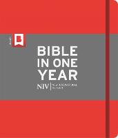 NIV Journalling Bible in One Year: Red (Hardback)