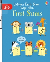 Early Years Wipe-Clean First Sums - Usborne Early Years Wipe-clean (Paperback)