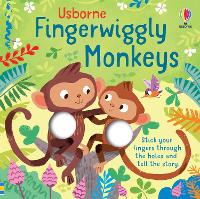 Fingerwiggly Monkeys - Fingerwiggles (Board book)