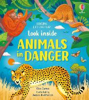 Look inside Animals in Danger - Look Inside (Board book)