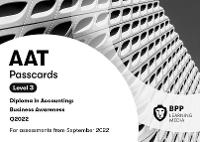 AAT Business Awareness: Passcards (Spiral bound)