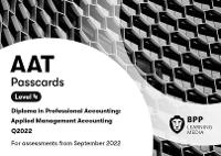 AAT Applied Management Accounting: Passcards (Spiral bound)