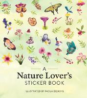A Nature Lover's Sticker Book (Hardback)