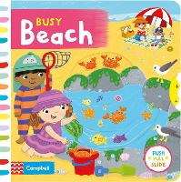 Busy Beach - Campbell Busy Books (Board book)