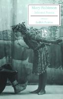 Mary Robinson - Broadview Literary Texts (Paperback)