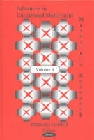 Advances in Condensed Matter & Materials Research: Volume 4 (Hardback)