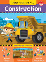 Construction: Interactive Fun with Fold-out Play Scene, Reusable Stickers, and Punch-out, Stand-Up Figures! (Paperback)