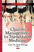Quality Management in Transfusion Medicine (Hardback)