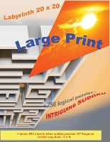Labyrinth 20 x 20 - 250 logical puzzles - INTRIGUING SUDOKU: Large Print + Solutions + bonus 250 classic killer sudoku puzzles "X" Diagonal - levels very hard - 9 x 9. - Pitstop Puzzle Bonus 32 (Paperback)