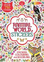 Animal World of Stickers (Paperback)