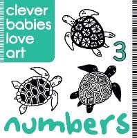 Clever Babies Love Art: Numbers (Board book)