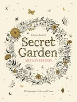Secret Garden Artist's Edition: 20 Drawings to Color and Frame (Paperback)