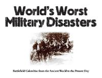 World's Worst Military Disasters: Battlefield Calamities from the Ancient World to the Present Day - Mini Landscape (Paperback)