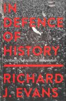 In Defence Of History