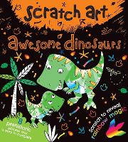 Awesome Dinosaurs: Scratch Art - Scratch Art Fun Mini