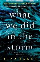 What We Did In The Storm (Hardback)