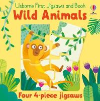 Usborne First Jigsaws And Book: Wild Animals - Usborne First Jigsaws And Book (Paperback)