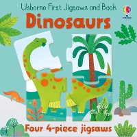 Usborne First Jigsaws And Book: Dinosaurs - Usborne First Jigsaws And Book (Paperback)