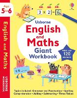 Usborne English and Maths Giant Workbook 5-6 - Usborne Workbooks (Paperback)