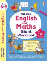 Usborne English and Maths Giant Workbook 8-9 - Usborne Workbooks (Paperback)