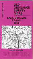 Shap, Ullswater & Appleby 1895: One Inch Sheet 030 - Old Ordnance Survey Maps - Inch to the Mile (Sheet map, folded)