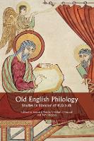 Old English Philology: Studies in Honour of R.D. Fulk - Anglo-Saxon Studies (Hardback)