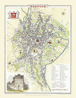Cole and Roper Old Map of Norwich 1807: 20" x 16" Photograpic Print of Norwich (Sheet map, flat)
