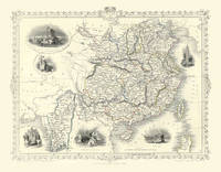John Tallis Map of China 1851: 20" x 16" Photographic Print (Sheet map, rolled)