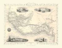 John Tallis Map of Western Africa 1851: Photographic Print of Western Africa 1851 by John Tallis (Sheet map, flat)