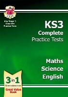KS3 Complete Practice Tests - Maths, Science & English