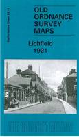 Lichfield 1921: Staffordshire Sheet 52.15 - Old Ordnance Survey Maps of Staffordshire (Sheet map, folded)