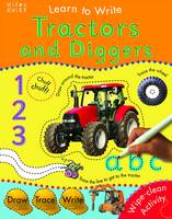 Learn to Write With Tractors and Diggers (Spiral bound)