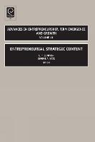 Entrepreneurial Strategic Content - Advances in Entrepreneurship, Firm Emergence and Growth (Hardback)