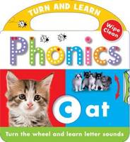Turn and Learn: Phonics - Wipe Clean (Board book)