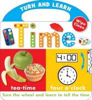 Turn and Learn: Time - Wipe Clean (Board book)