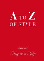 A to Z of Style (Hardback)