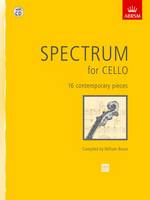 Spectrum for Cello with CD: 16 contemporary pieces - Spectrum (ABRSM) (Multiple items)
