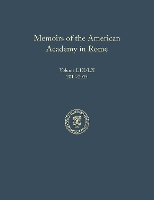 Memoirs of the American Academy in Rome, Vol. 59 (2014) / 60 (2015) (Hardback)